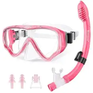 Schnorchelset Kinder UPhitnis – Taucherbrille Anti-Fog und Trocken