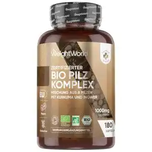 Cordyceps WeightWorld BIO Pilz Komplex 1000mg, 180 Kapseln