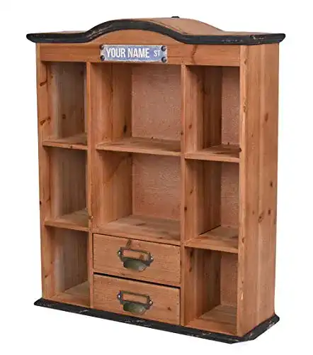 Die beste Setzkasten PALAZZO INT Wandschrank Retro Holzschrank Holzregal 2026 Test Bestseller Setzkasten PALAZZO INT Wandschrank Retro Holzschrank Holzregal