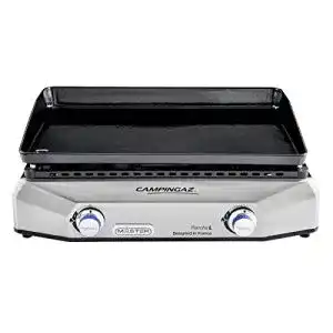 Gasbräter Campingaz Plancha, Gas Tischgrill, mit Grillplatte Stahl