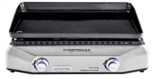 Gasbräter Campingaz Plancha, Gas Tischgrill, mit Grillplatte Stahl