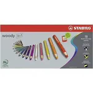 Dicke Buntstifte STABILO Buntstift, Wasserfarbe & Wachsmalkreide