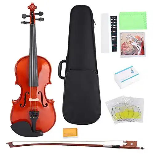 Geige AMONIDA 1/8 Violine Kit, professionelles Violine Kit 1/8