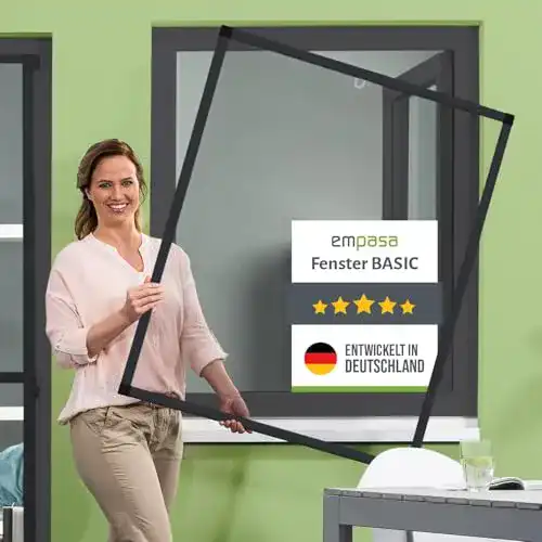 Fliegengitter empasa Insektenschutz für Fenster Basic