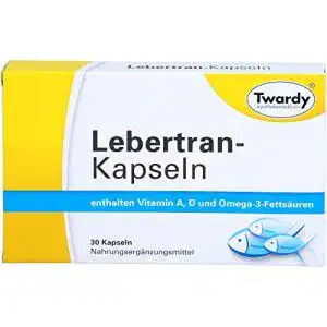 Lebertran-Kapseln Twardy, 30 St. Kapseln