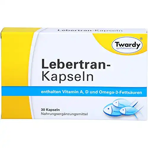 Lebertran-Kapseln Twardy, 30 St. Kapseln