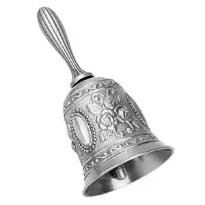 Handglocke CestMall, Klassische Zinklegierung mit Griff