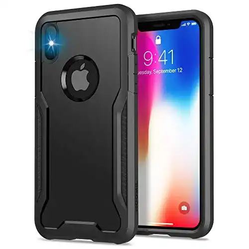 iPhone-Xs-Hülle HOOMIL Stoßfest, Militärischer Fallschutz