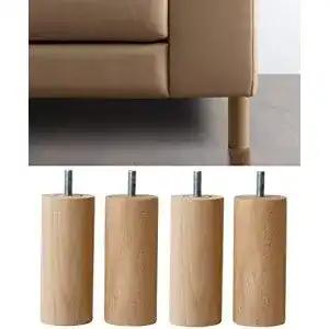 Sofa-Beine IPEA 4X Möbelfüße Sofa Füße aus Holz Höhe 140 mm