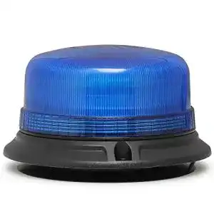 Blaulicht (Auto) D-TECH LED rundumleuchte blau Mit Magnetfuß,12/24V