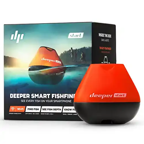 Fischfinder Deeper START smart – leichter kabelloser W-LAN für Ufer Angler