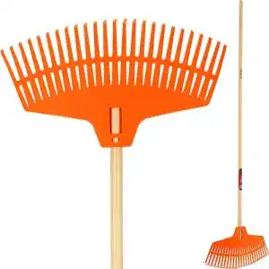 Laubbesen KADAX Rechen für Gras und Blätter, breite Harke