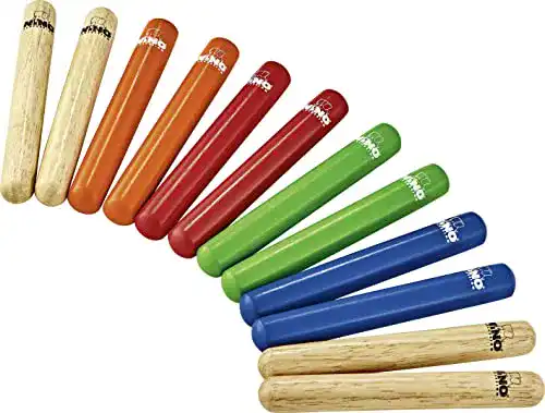 Klangholz Meinl Percussion Nino Percussion Claves – Multi-colored
