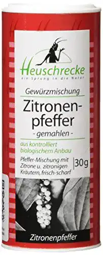 Zitronenpfeffer Heuschrecke, gemahlen, 5 x 30 g