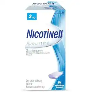 Nikotinkaugummi Nicotinell Kaugummi Spearmint 2 mg 96 St