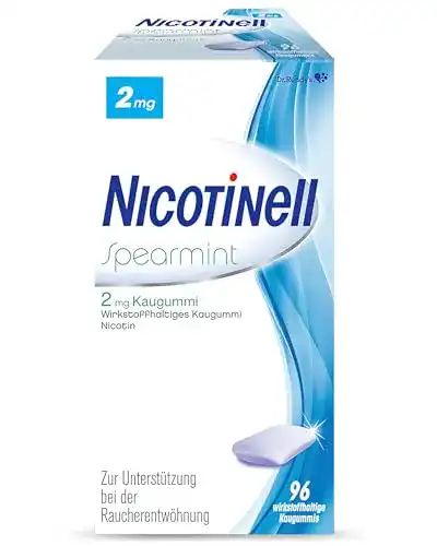 Nikotinkaugummi Nicotinell Kaugummi Spearmint 2 mg 96 St