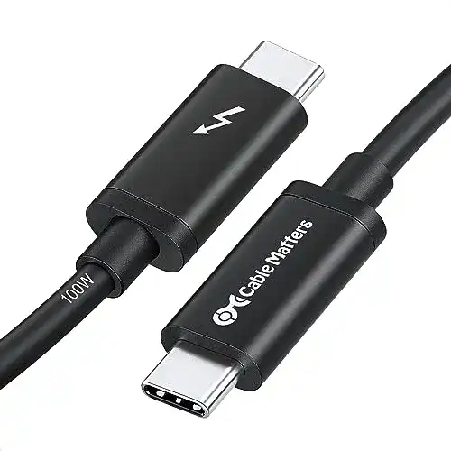Thunderbolt-3-Kabel Cable Matters Intel Zertifiziertes Kabel 2m