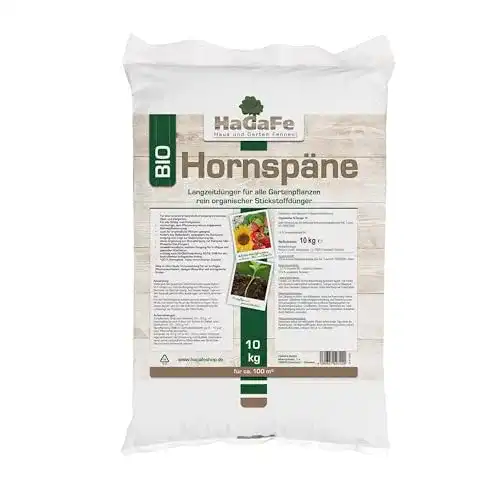Hornspäne HaGaFe Bio Rein Organischer Gartendünger 10kg