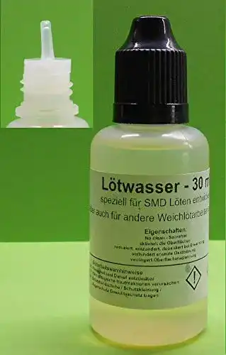 Lötwasser Eigenmarke 30 ml (FLUX), Flussmittel speziell für SMD