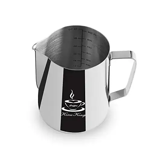 Milchkännchen OneChois Milch Pitcher rostfreiem Edelstahl 900ml