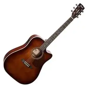 Cort-Westerngitarre Cort MR 500E BR 2 Brown Gloss Westerngitarre
