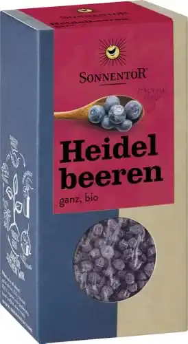 Getrocknete Heidelbeeren Sonnentor Bio Heidelbeeren 6 x 45 gr