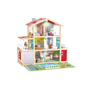 Puppenhaus Holz Hape E3405 – Puppen-Villa, Puppenhaus Holz