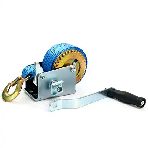 Gurtwinde FreeTec Handseilwinde mit Polyester Seilzug