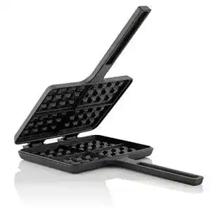 Waffeleisen (Gusseisen) BBQ-Toro Waffeleisen rechteckig