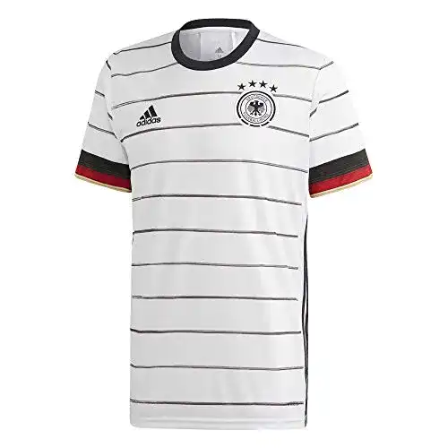 Deutschland-Trikot adidas Herren Dfb Jsy T shirt, Weiß Schwarz, L