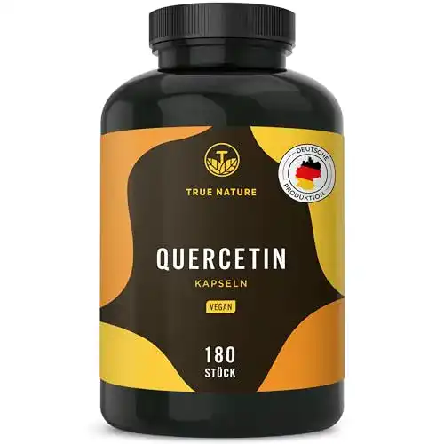 Quercetin TRUE NATURE, 180 Kapseln (500mg), Vegan