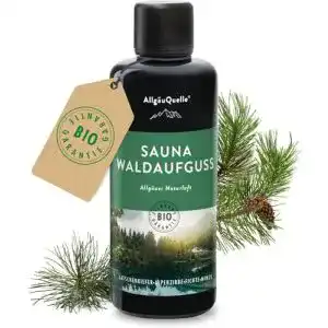 Saunaaufguss AllgäuQuelle Naturprodukte AllgäuQuelle