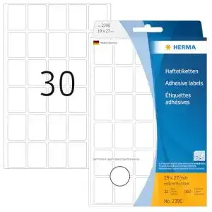 Herma-Etiketten HERMA 2390 Vielzweck-Etiketten mini, 32 Blatt