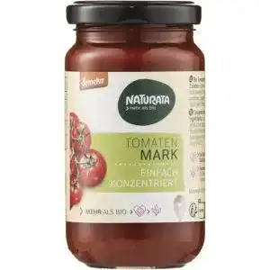 Bio-Tomatenmark Naturata, einfach konzentriert 22 %, 12 x 200 g