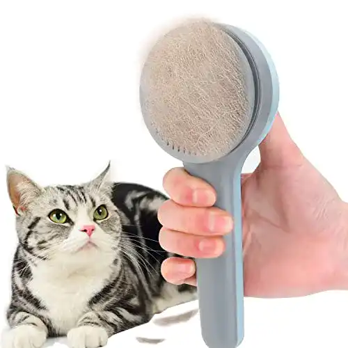 Katzenbürste Jopool, selbstreinigende Slicker-Bürste