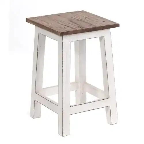 Holzhocker DESIGN DELIGHTS RUSTIKALER SITZHOCKER Madero