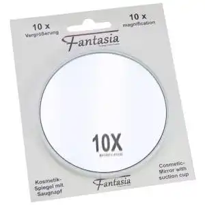 Kosmetikspiegel mit Saugnapf Fantasia, mit 10-Fach Vergrößerung
