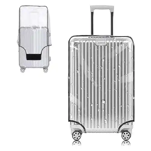 Kofferschutzhülle Yotako 28 Zoll Transparent, PVC Wasserdicht