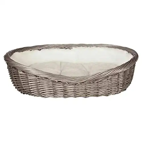 Katzenkorb TRIXIE 28201 Weidenkorb mit Bezug u. Kissen, 50 cm