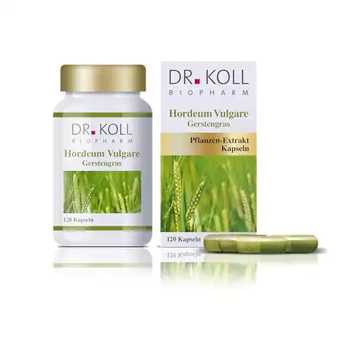 Gerstengras-Kapseln Dr. Koll Biopharm, 100% vegan, 120 Kapseln