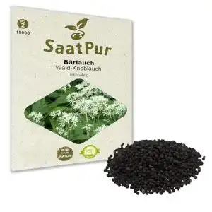 Knoblauch-Samen SaatPur Bärlauch Samen für ca. 50 Pflanzen