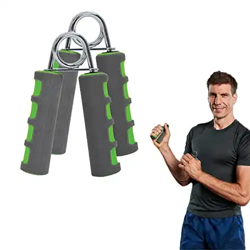 Handtrainer Schildkröt Handmuskeltrainer 2er Set, Anthrazit-Grün