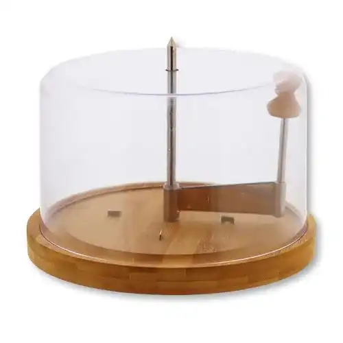 Käsehobel Kesper 68621 mit Haube für “Tete de moine” Käse