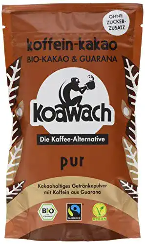 Kakaopulver koawach Pur Trinkschokolade – Koffein Kakao