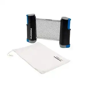 Tischtennisnetz ausziehbar HUDORA Unisex – Erwachsene Tischtennisnetz Portable