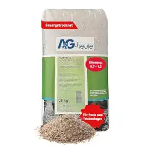 Filtersand A&G-heute AG-Heute Min2C 25kg Körnung 0.7-1.2 mm