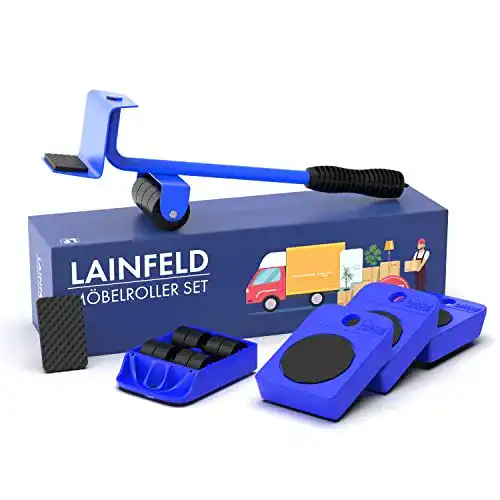 Möbelheber LAINFELD mit Möbelroller, 360° rotierbar