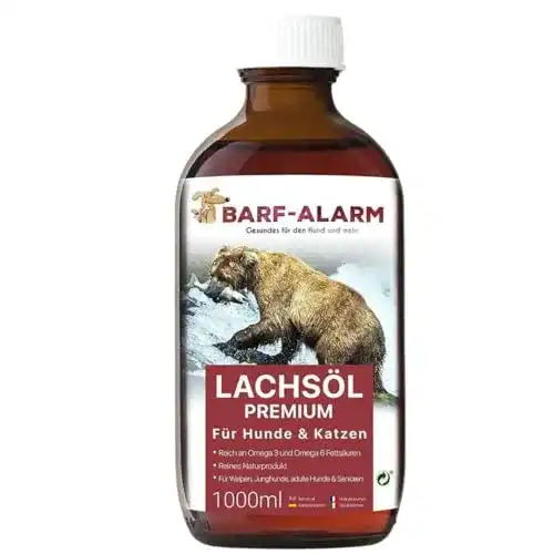 Barf-Öl barf-alarm Premium Lachsöl für Hunde 1 Liter
