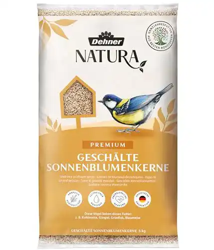 Die beste Sonnenblumenkerne geschält Dehner Natura Wildvogelfutter, 5 kg 2026 Test Bestseller Sonnenblumenkerne geschält Dehner Natura Wildvogelfutter, 5 kg