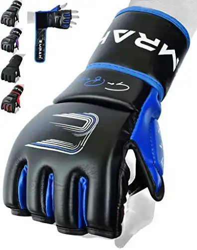 MMA-Handschuhe EMRAH Robustes Fell Leder MMA Gloves